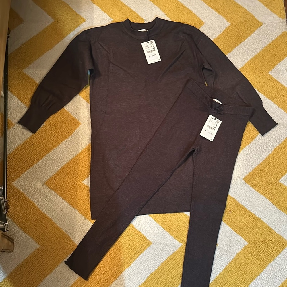Zara sweater and leggings set